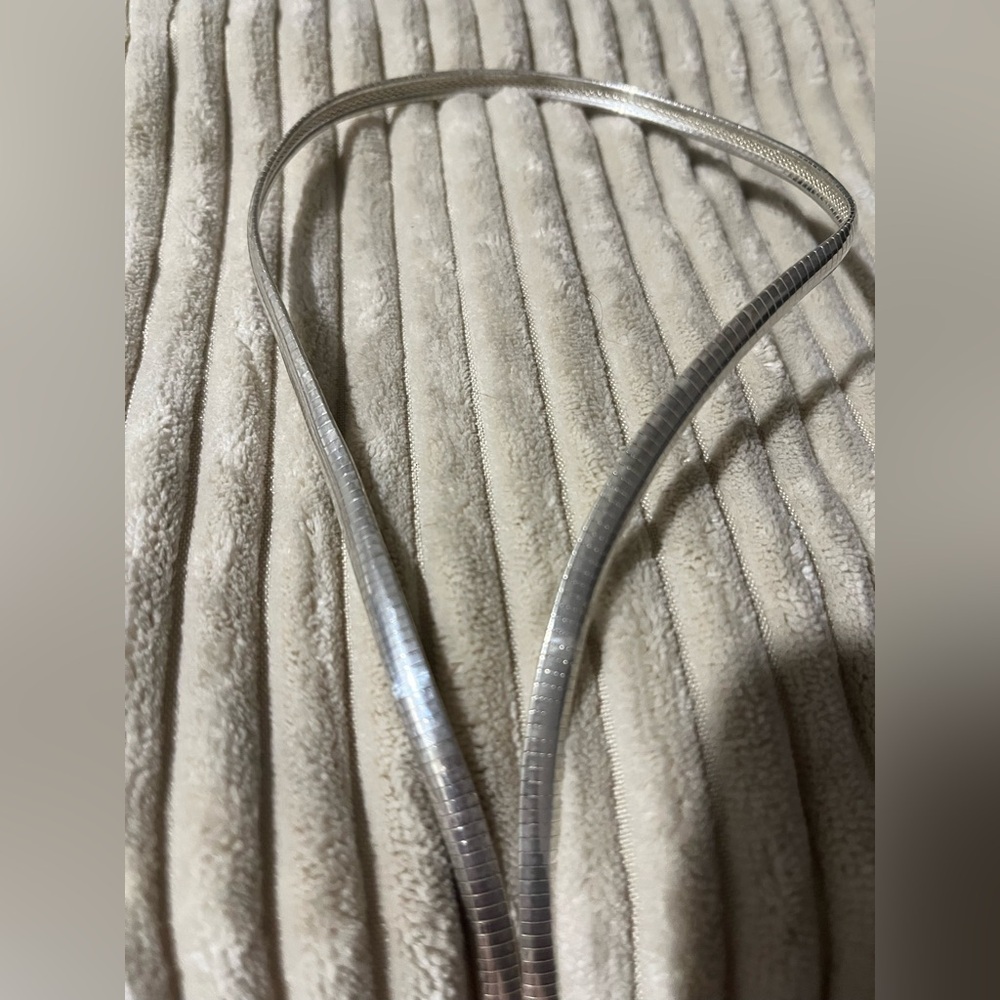 Sterling Silver Snake Necklace